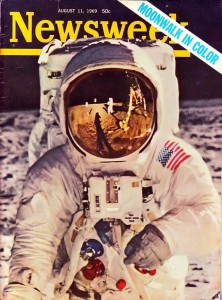 Номер от 11 августа 1969 года. Первый человек на Луне.